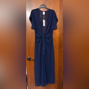 New Trina Turk Navy Maxi Cover Up XS/S